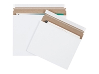 Stayflats White Gusseted Flat Envelope Mailers