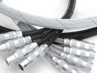 Halar braided sleeving covering wires