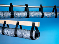 HVAC duct support webbing with 300' roll application example 