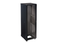 kh-3101-3-024-42 42u linier server cabinet glass solid doors 24 inch depth