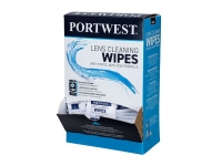 PORTWEST Anti-fog Visor & Lens Cleaning Wipes - 100pc