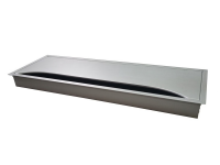 Oval Face Plastic Desk Grommets