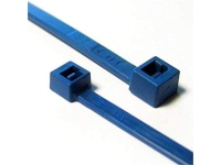metal detactable cable tie blue in color