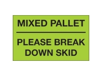 Mixed Pallet Break Down Skid Green