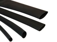 Black neoprene heat shrink tubing