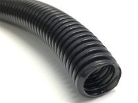 Nylon Wire Loom, Split Corrugated Sleeving, 125°C, Black - 5 Sizes and 17  Lengths Available