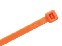 4 inch orange zip ties 100 pack