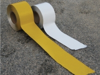 Pavement safety tape, available colors