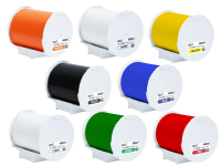 Pearlabel 400ixl label printer 4 inch diameter polyethylene olefin adhesive tape in all colors