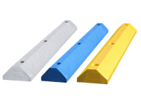 Plastic parking stops - 3 colors