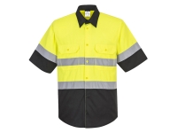 portwest e067 gallery2 two tone short sleeve dress shirt