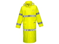 portwest fr44 hi vis long coat fr