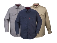 portwest fr89group bizflame flame resistant collared shirt