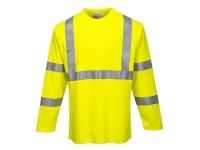 portwest fr96 hi vis fr long sleeve shirt