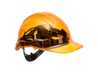 Portwest Hard Hat Translucent Peak View Vented Pv54 Orange