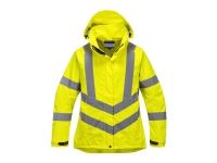portwest lw70 hi vis_yellow ladies breathable jacket