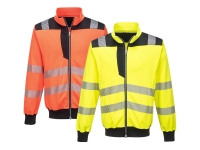 portwest pw370group hi vis zipped sweatshirt