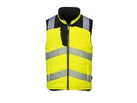 portwest pw374 hi vis reversible vest insulated