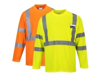 portwest s191group hi vis long sleeve pocket t shirt