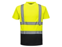 portwest s378bk two tone hi vis t shirt