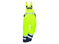 s488 portwest bib overall pants hi vis in yellow color