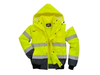 portwest uc465yln hi vis bomber jacket