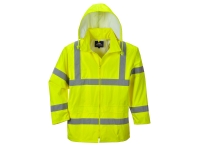 portwest uh440yl hi vis rain jacket