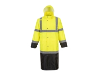 portwest uh443 hi vis contast raincoat