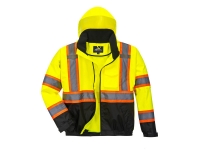 portwest us368 gallery1 hi vis bomber jacket reflective tape