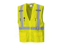 portwest us370yl atlanta hi vis vest