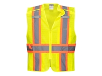 portwest us385 hi vis breakaway safety vest expandable