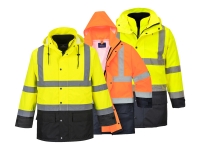 portwest us768group hi vis 5in1 executive jacket