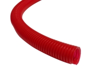 Red split wire loom tubing per foot