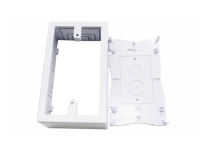Single junction box in white