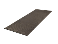 Black standard ground protection versamat with 2' width and 8' length