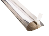 Adhesive fastening thermashield tubing