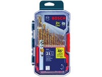 BOSCH Titanium Coated Metal Drill Bit Set - 21 pc