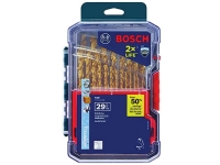 BOSCH Titanium Coated Metal Drill Bit Set - 29 pc