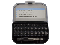 Triplett industrial grade bits kit, black case