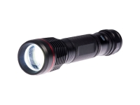 PORTWEST USB Rechargeable LED Flashlight - Black