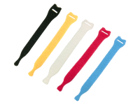 Double sided velcro cable tie, 10mm x 5m, black color - SOMI NETWORKS