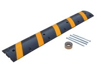 Vestil Rubber Speed Bump Asphalt Hardware