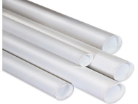 white mailer tubes