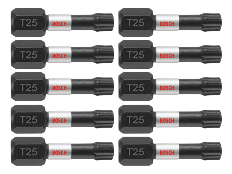 BOSCH® Impact Tough Torx Insert Bits 25 Hex