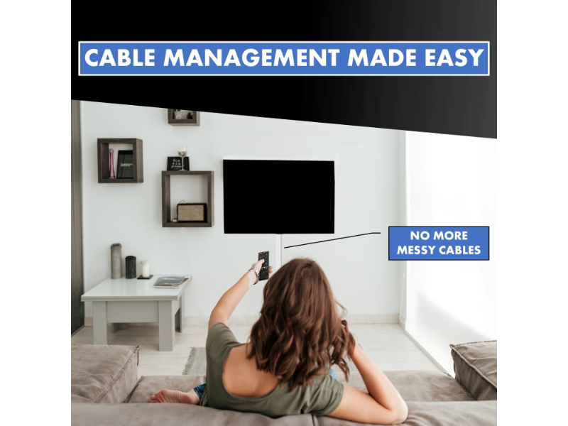 Kable Kontrol® TV Wall Cord Cover Cable Raceway Kits