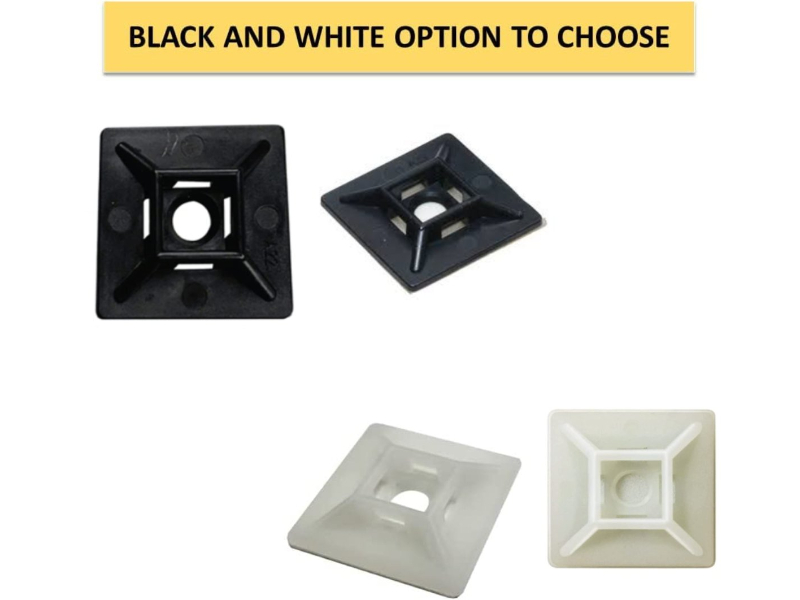 Kable Kontrol® Adhesive Backed Cable Tie Mounts Adhesive Zip Tie Mounts