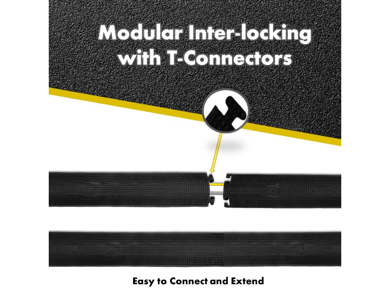 Kable Kontrol™ Rubber Drop Over Cable Protectors & Floor Cord Covers