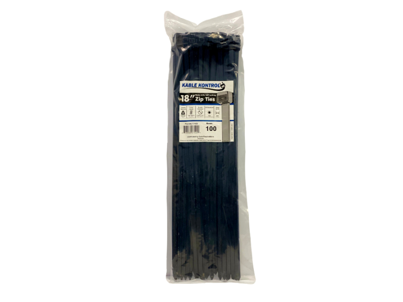 11Long Heavy Duty Natural Nylon Cable Ties 120Lbs Test 100PK 