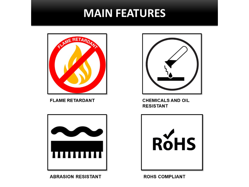 Nylon High Temperature Wire Loom Tubing Automotive Nylon Wire Loom Convoluted Tubing