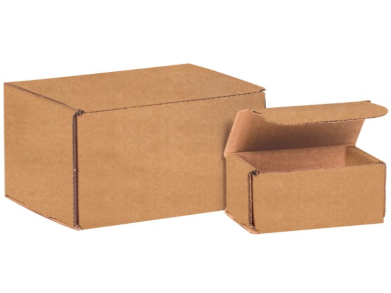 Pack Kontrol® Cardboard Mailer Boxes White Mailers Kraft Mailers